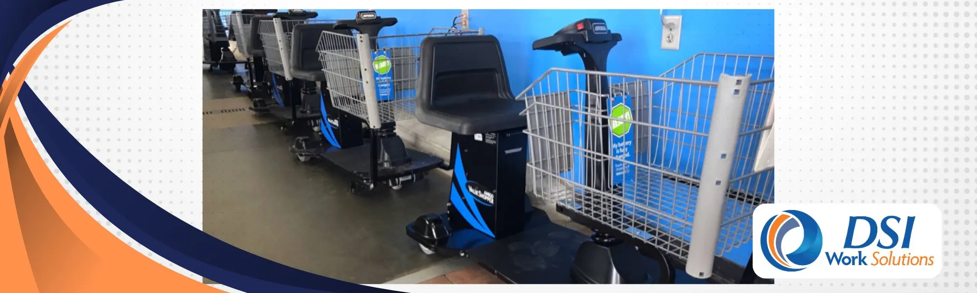 Electric Shopping Carts in Walmart