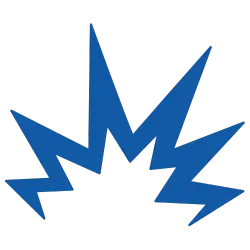 Icon of a lightning bolt symbolizing a reactive state.